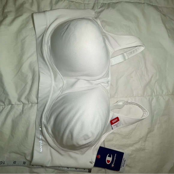 Champion Women's White Sports Bra 44DDD Moisture Wicking and Max Control - Picture 10 of 10